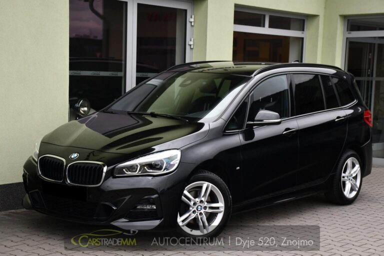 BMW Řada 2 216D GRAN TOURER TAŽNÉ ČR 1.M - 1